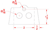 Tunnel Mounting Tab - Tia.